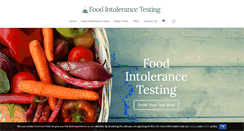Desktop Screenshot of foodintolerancetestbristol.co.uk