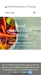 Mobile Screenshot of foodintolerancetestbristol.co.uk